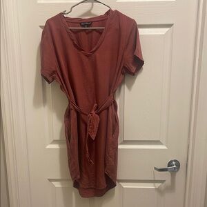 Velvet Heart Women's Rust Dress with Belt